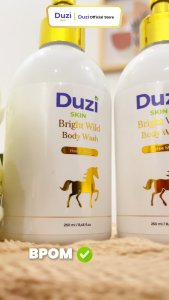 Duzi Skin- Bright Wild Body Wash Sabun Susu Kuda 250ml