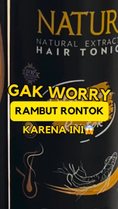 NATUR Hair Tonic Natural Extract Hair Tonic Aloe Vera / Ginseng 90ml Perawatan Rambut Rontok Menutrisi Menyuburkan Rambut