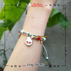 Vòng Tay Dễ Thương - Thỏ Nơ Mẫu 2023 Có sẵn