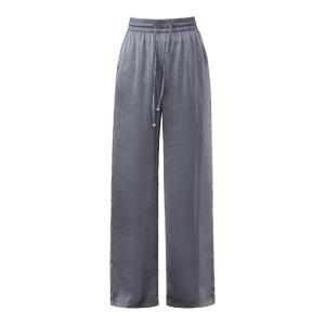 ESE·Y | Gathered Texture Wide Leg Pants