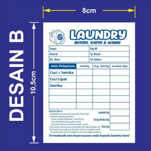 nota laundry 3ply NCR READY STOCK