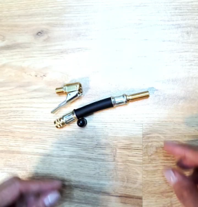 Dụng Cụ Hỗ Trợ Lốp Dây Vòi Bơm Lốp Xe Ô Tô Xe Máy Ống Dẻo Dài 11cm Đầu Ren 7mm Đầu Bơm 10mm Kết Hợp Đầu Kẹp Nhanh