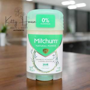Lăn khử mùi Mitchum for Women Natural Power Deodorant Stick Eucalyptus và Coconut 40g