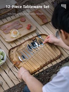 ISE MOUNT | Portable Camping Kitchenware and Utensils Set