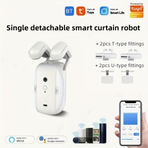 Tuya 3 in 1 Smart Curtains Motor Electric Curtain Robot WIFI Automatic Open APP Remote Control Timer Work with Alexa Google Home