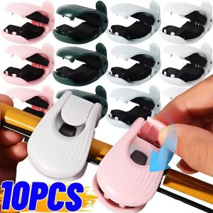 10Pcs Fishing Rod Storage Artifact Binder Clip Multi Functional Anti-Scratch Rod Universal Holder Double Lock for Lure Fishing Tools