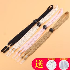 Bucket Hat Rope Strap Wind Proof Rope Special Female Straw Hat Sun Hat Strap on Sun Hat Fixed Hatband