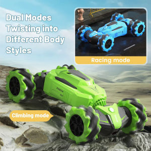 JDD[Available][Fast delivery]JJRC Q177 RC Stunt Car 2.4GHz 4WD RC Drift Car Music Lights Inligent Programming All Terrain Climbing Twist Car Gift Toys