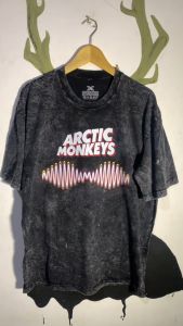 Kaos BAND ARTIC MONKEYS Stone Wash Oversize 24s/ Tshirt Music PUNK Rock N Roll Distro Murah / Washing Oversized ACID VINTAGE