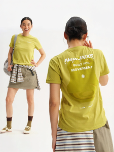 JNXS | Áo Thun Tay Ngắn In Logo Chuyển Màu Có Chức Năng Chống Nắng