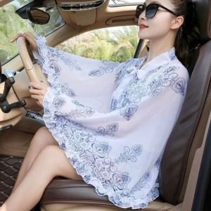 Áo Khoác Chống Nắng Bằng Vải Voan Cho Nữ Mùa Hè Đi Xe Đạp Và Lái Xe Mũi Tên Chống Tia UV Quần Áo Ngoài Đi Biển