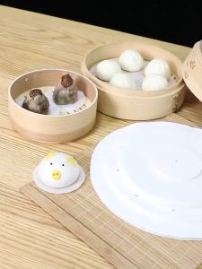 Giấy nến đục lỗ gói 100 TỜ dùng cho nồi chiên không dầu-lót xửng hấp-thấm dầu ăn 23cm