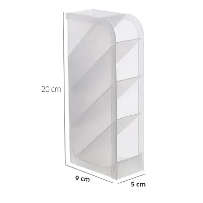 Hộp Đựng Bút Để Bàn Trong Suốt Mờ Đa Chức Năng Hộp Đựng Văn Phòng Phẩm Có Thể Chèn Xiên