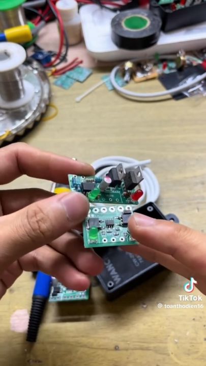 Set nguyên liệu làm Trạm hàn thiếc DIY chỉnh nhiệt độ nóng nhanh cho ...