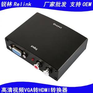 ความคมชัดสูง VGA เลี้ยว HDMI ตัวแปลง  vga2hdmi แปลงวิดีโอ  vga to hdmi คอมพิวเตอร์เป็นทีวี
