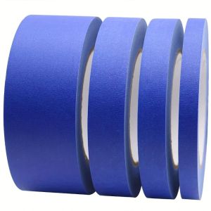 Multi-size Blue Paper Tape 10mm/25mm/50mm x 20M DIY Traceless Paper Deco Painters Tape