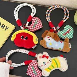1/3 Pcs Creative Cute Cute Cartoon Doll Pendant Pendant Backpack Versatile Hanging Rope Pendant Keychain