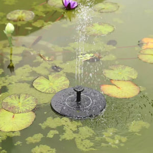 Waterfall Fountain Mini Solar Water Fountain Pool Pond Garden Decoration Outdoor Bird Bath Solar Powered Fountain Floating Water