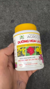 AGRO 02 Phân Bón Lá Hỗ Trợ Ra Hoa Dùng Cho Phong Lan Hoa Kiểng Giúp Nụ Khỏe Hoa Bền Màu (100g)