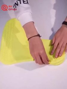Waterproof Shoe Covers Silicone Rain Boots Shoe Cover Men woman rain Non-slip Shoes Protectors Outdoor Rainy Water proof shoes