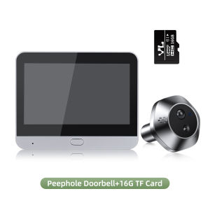 Wsdcam | 1080P WiFi Peephole Tuya Smart Peephole Video Camera Two Way Talk Home Security Night Vision Video Door Camera