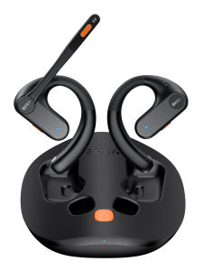 EKSA S30 Open-Ear Wireless Headphones Air Conduction Bluetooth 5.3 Headset 4 Mic ENC 70H Playtime for Office/Meetings/Music