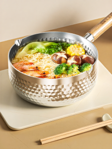 HUAJIDA | Non-coated 316 Stainless Steel Yukihira Pot