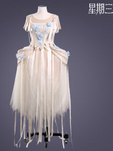 Wednesday Cosplay Dress Skirt Enid Halloween Womens Costume Wig Childrens Props European And American Film And Television