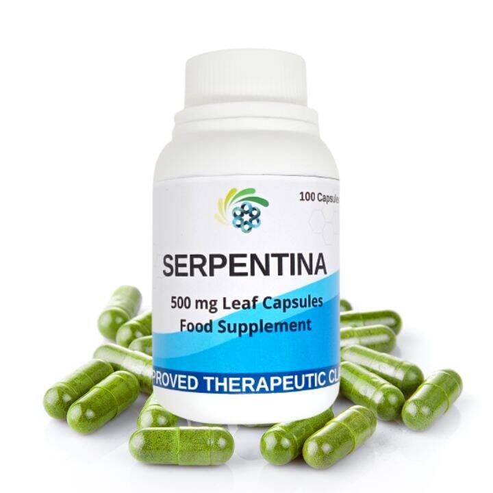 Serpentina Supplement 500mg Capsules 50's & 100's