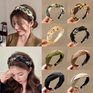 Elegant Braided Hairband Womens New 2025 High-End Sash Hairband Tied Hair Clip Integrated System Headwear Fashion Accessories