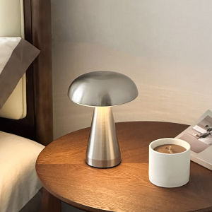 Elegant Metal Mushroom Shaped Creative Design Table Lamp