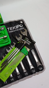 Kunci Full Set Lengkap Tekiro Box - konci shock tekiro 1 set lengkap + Kunci Ring Pas Set 11 Pcs Tekiro + Kunci L Set Panjang Tekiro + Kunci Sok T Set 4 Pcs Hitam