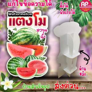 ป้ายแตงโม ป้ายสแตนดี้แตงโม