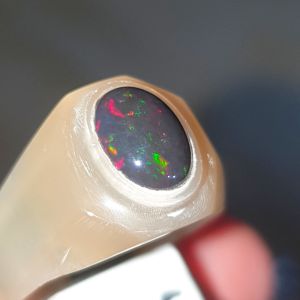 cincin kalimaya black opal banten