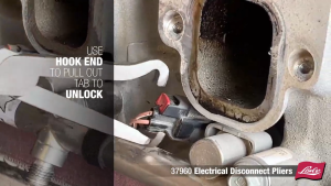 Automotive electrical disconnect pliers fuel line wire removal pliers multi-purpose rust-proof connector disconnect tool straight head/bent head for automotive maintenance