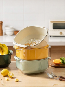 MODERN SWEETHOME | Kitchen Drain Basket for Washing Vegetables and Fruits
