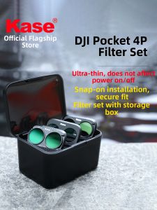 Kase | Anti-Light Pollution Adjustable ND1.5-5 UV CPL Starburst Soft Black Filter for Osmo Pocket