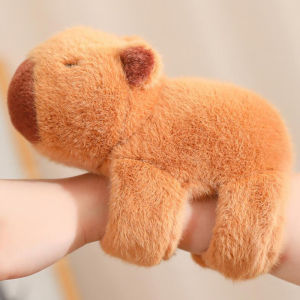 Sanrio | New Capybara Animal Slap Snap Wrap Wristband Bracelet Plush Stuffed Animal Kawaii Capybara Hand Ring Wristband Kid Toys