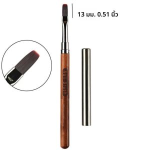 1/2 ชิ้นไม้จันทน์เจลจิตรกรรมแปรงเล็บสําหรับเจลเคล็ดลับ Extension อะคริลิค Builder อุปกรณ์เสริมเล็บแปรง