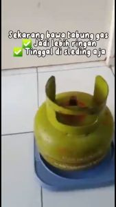 Tatakan Tabung Gas Galon Pot & Tempat Sampah Roda Trolie