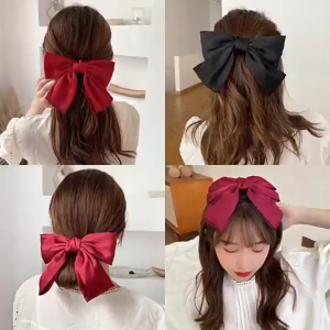 Bow Hair Clip Net Yarn Mermaid Ribbon Spring Sweet Hair Pin Hair Accessories