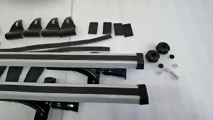 【รับน้ำหนักได้ดีเยี่ยม】ขาจับหลังคา+คานชุดคิตแร็คหลังคาสำหรับรถเก๋งรถกระบะ4ประตูรถทั่วไปที่ไม่มีราวแร็คหลังคา