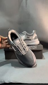 SNEAKERS NewMeels NM ActiveStride WHITE TO ORENS SNEAKERS OUTDOOR RUNNING RINGAN EMPUK ANTI SELIP