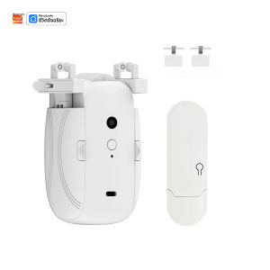 ที่เปิดม่านอัตโนมัติ WiFi รีโมทคอนโทรล ตัวควบคุมม่านอัจฉริยะสําหรับสวิตช์ควบคุมระยะไกลแบบสัมผัสเดียวรูปตัว U รูปตัว I