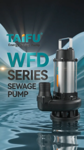 TAIFU Sewage Pump Single Phase 1HP 1.5HP 2HP Energy Saving Pump with Elbow Copper Winding Motor Outlet Float Switch Inlet