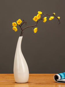 ดอกไม้จันทน์ปลอมสไตล์จีนใหม่ ดอกไม้จันทน์ปลอม ชั้นวางหนังสือ ตู้เครื่องดื่ม ดอกไม้จันทน์แห้ง ตกแต่งบ้าน ดอกไม้จันทน์ปลอม ดอกไม้จันทน์ปลอม