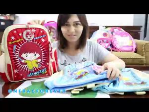 Tas Anak Perempuan Import Bahan Kulit Karakter Iconic 30086