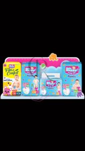 Baby Happy Fun & Comfort Pinkfong Baby Shark Popok Celana M32 / L28
