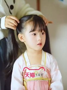 1 Cặp Tóc Giả Tết Cổ Trang 2 Bên Phong Cách Trung Hoa Cho Bé Gái BLINK HAIR