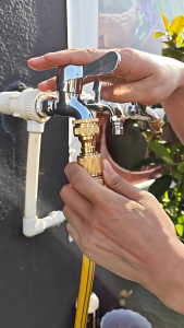 Konektor Kuningan Kran Drat Selang 1/2 inch Quick Release